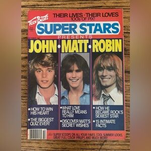 Teen Beat Super Stars Magazine October 1981 Matt Dillon Robin Zander J Schneider